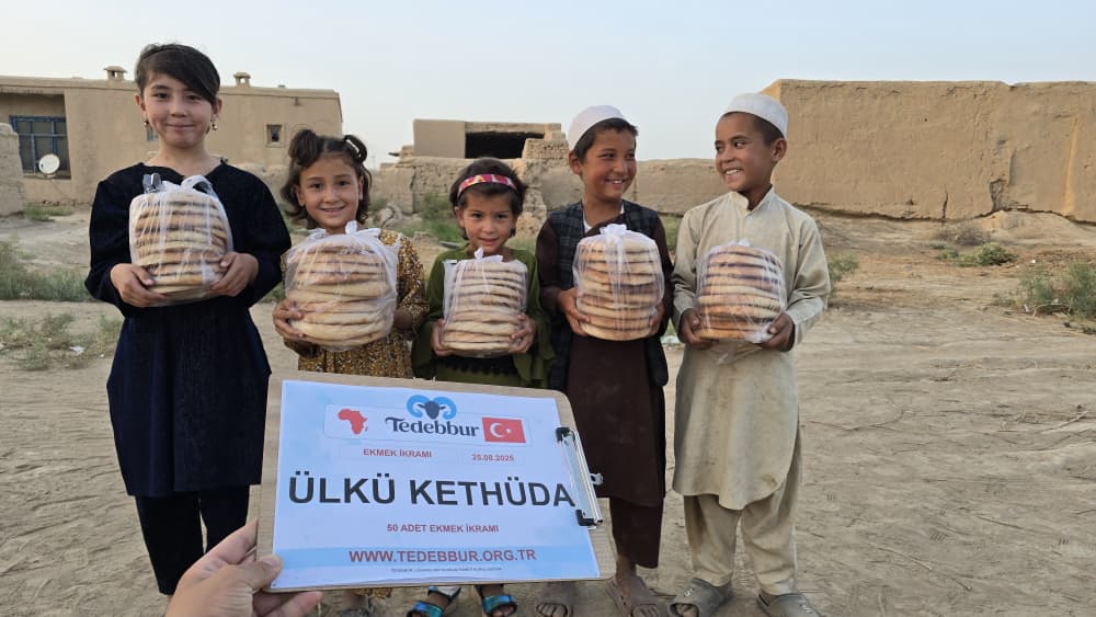 50 adet ekmek ikramı